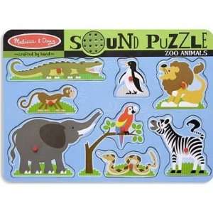  Zoo Animals Sound Puzzle Melissa & Doug 727 Toys & Games