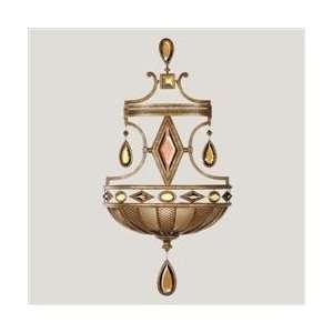    Color Encased Gems Crystal 1 Light Wall Sconce from the Encased Gems