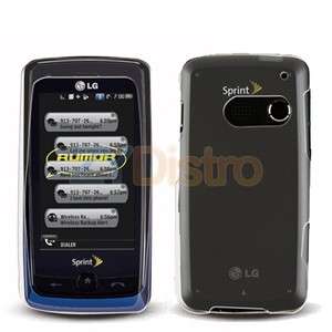 Clear Hard Case Cover for LG Rumor Touch LN510 Phone  