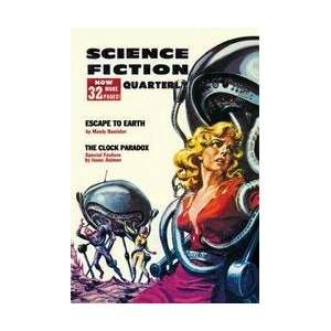    Science Fiction Quarterly Robot Attack 20x30 poster