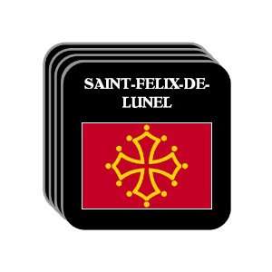 Midi Pyrenees   SAINT FELIX DE LUNEL Set of 4 Mini Mousepad Coasters