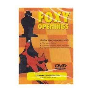   Foxy Openings #13 Benko Gambit Declined (DVD)   Martin Toys & Games