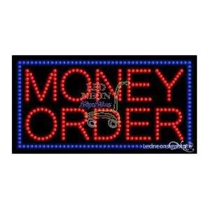  Money Order LED Business Sign 17 Tall x 32 Wide x 1 Deep 