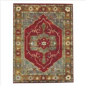  Capel 1390 570 Annette Red Amber Oriental Rug Size 7 x 9 