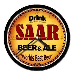  SAAR beer and ale cerveza wall clock 