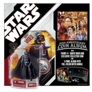   30th Anniversary Coin Album & Darth Vader Action Figure Toys & Games
