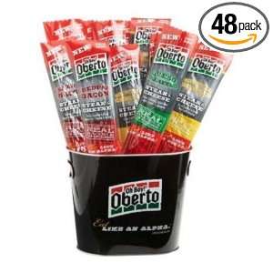 Oberto Asstorted Bucket, 1 Ounces (Pack Of 48)  Grocery 