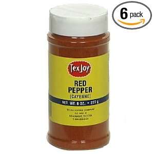 Texas Joy Red Pepper, 8 Ounce (Pack of Grocery & Gourmet Food