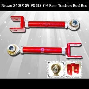  Nissan 240SX 89 98 S13 S14 Rear Traction Rod Red 