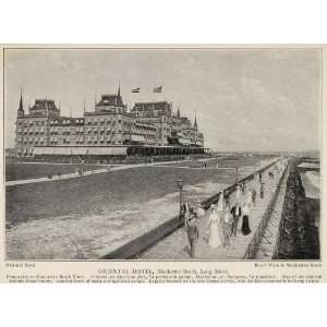  1903 Oriental Hotel Manhattan Beach Long Island Print 