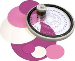 Cut and draw circles up to 6 inches. Handle rotates for easy cutting 