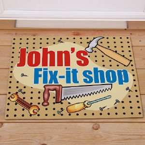  My Fix It Shop Personalized Doormat Patio, Lawn & Garden