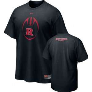  Rutgers Scarlet Knights Nike Black Official 2010 Football 