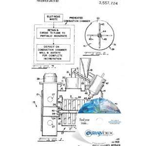  NEW Patent CD for INCINERATOR 