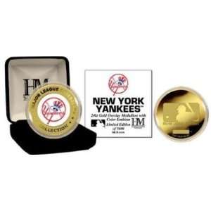  New York Yankees 24KT Gold and Color Team Mint Coin Collection 