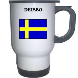  Sweden   DELSBO White Stainless Steel Mug Everything 