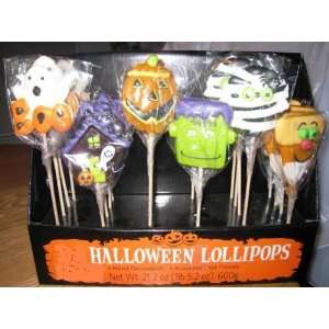 Halloween Hand Decorated Gourmet Lollipops / Suckers Candy Treats (set 