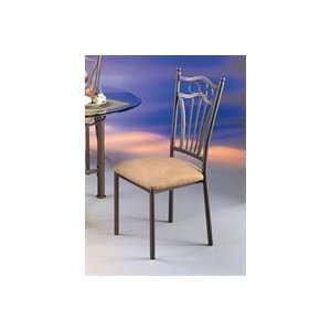   Florence Fabric Side Chair in Classic Bronze Furniture & Decor