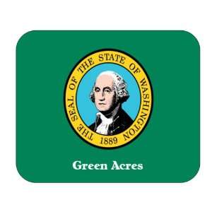  US State Flag   Green Acres, Washington (WA) Mouse Pad 
