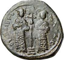 Constantine X Ducas AE Follis Ancient Byzantine Coin  