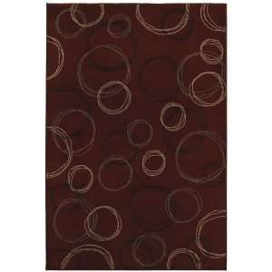  Shaw Concepts Ashford Park Red Runner 1.11 x 7.60 Area Rug 