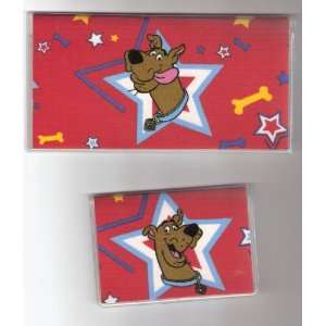   Cover Debit Set Made with Scooby Doo Red Star Fabric 