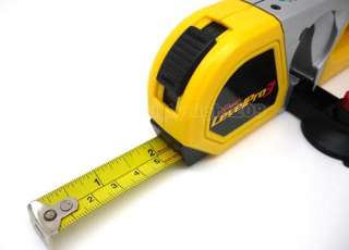 Laser Level Pro3 Level With Suction Cup Tape Measure  