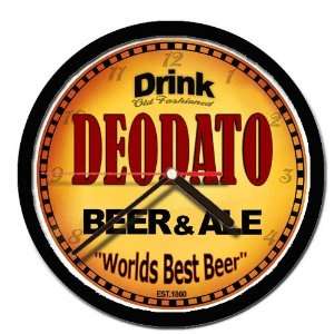  DEODATO beer and ale cerveza wall clock 