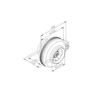  CAN FAN RS8, 8 Flange 493 CFM 