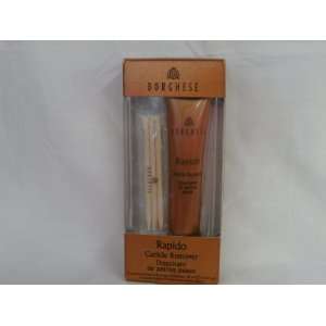 Brand New Borghese Rapido Cuticle Remover, Contains 3 Cuticle Pusher 