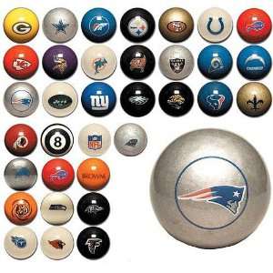 New England Patriots NFL Billiard Balls