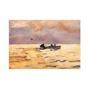  Rowing Home Giclee Poster Print by Winslow Homer, 20x15 