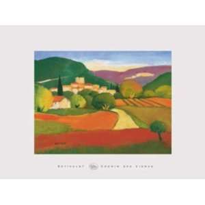 Elisabeth Estivalet Chemin Des Vignes 24x18 Poster 