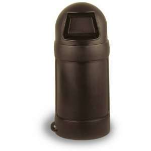 Continental 1427BN Plastic 21 Gallon RounTop Waste Receptacle with 