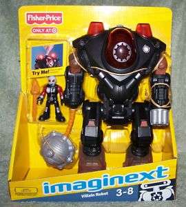 IMAGINEXT ROBOT POLICE EXOSKELETON VILLAIN ROBOT SET 746775000356 