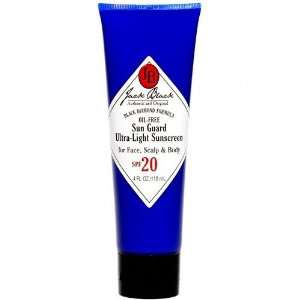 Jack Black Oil Free Sun Guard Ultra Light Sunscreen SPF 20 4 oz.
