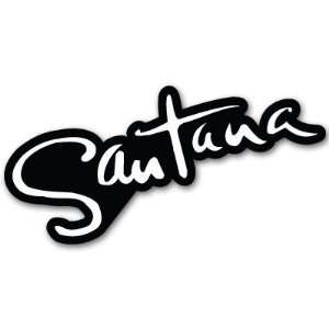  Carlos Santana rock music sticker decal 6 x 3 