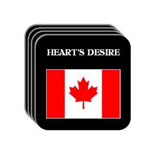  Canada   HEARTS DESIRE Set of 4 Mini Mousepad Coasters 