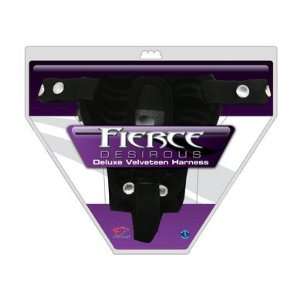  Bundle Fierce Desirous Deluxe Velveteen Harness and 2 pack 