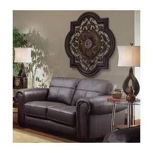  Soflex 2357 Leather Loveseat Dark Brown