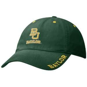  Nike Baylor Bears Green Campus Sandblasted Adjustable Hat 
