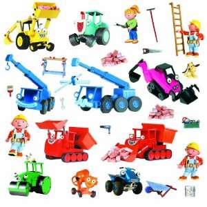  RoomMates RMK1162SCS Bob the Builder Peel & Stick Wall 