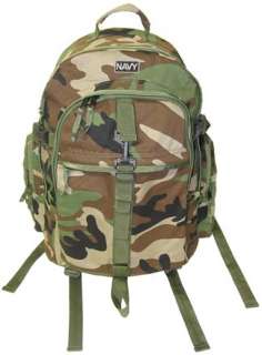NAVY Backpack Bag Rucksack Ruck Sack USN US w/Patch 15C  