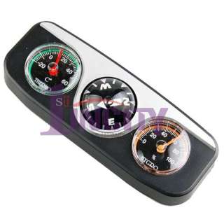 in1 Car Auto compass thermometer hygrometer With Base  