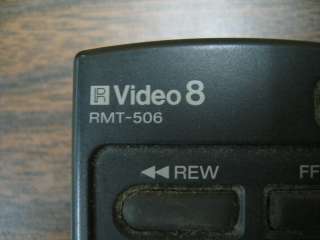 Sony RMT 506 Video 8 Camera Remote Control Unit  