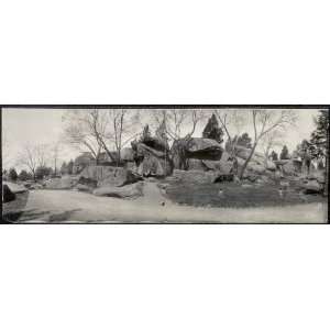   Panoramic Reprint of Devils Den, Gettysburg