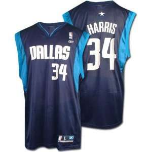  Devin Harris Navy Reebok NBA Replica Dallas Mavericks 