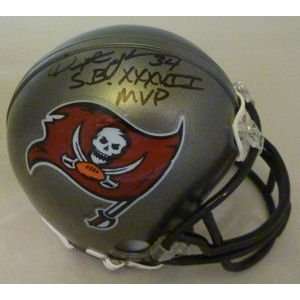 Dexter Jackson Autographed/Hand Signed Tampa Bay Buccaneers Mini 