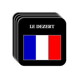  France   LE DEZERT Set of 4 Mini Mousepad Coasters 