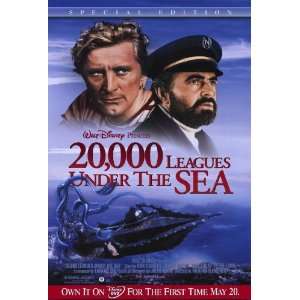  20,000 Leagues Under the Sea Movie Poster (27 x 40 Inches 